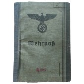 The Wehrpass issued to veteran of World War I