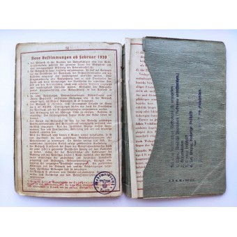 The Wehrpass issued to WW1 veteran who served in Husaren Regiment 5. Espenlaub militaria