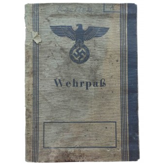 Wehrpass issued to driver on Eastern Front, Battle for Kursk in 1943. Espenlaub militaria