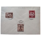 Envelope with stamps for date 4.4.44