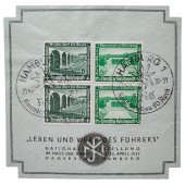 FDC about the exhibition in Hamburg in 1937