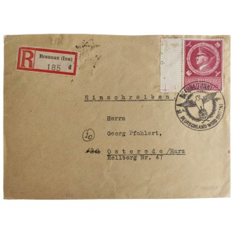 1st day envelope with fuehrers birthday in 1944. Espenlaub militaria