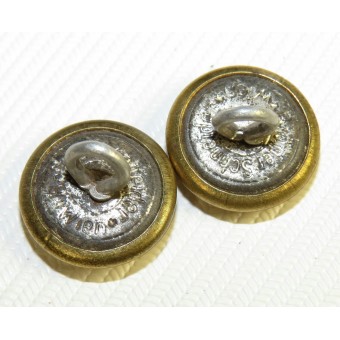 12 mm Luftwaffe, Wehrmacht Generals or NSDAP gold plated brass button. Espenlaub militaria