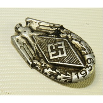 1939 Hitler youth Sports Festival Badge - Redo. Espenlaub militaria