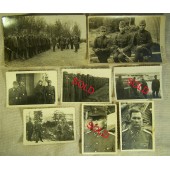 5 fotos pertenecieron al oficial letón de las SS en la 15ª Waffen Gren.r Div. SS