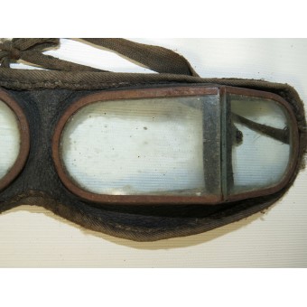 Soviet RKKA pre-war issue protective glasses for armored and automotive troops. Espenlaub militaria