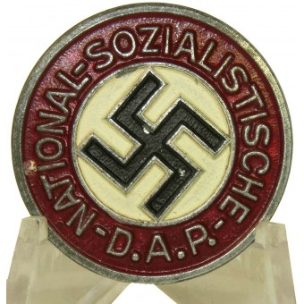 M 1/17 RZM NSDAP Memberbadge in zinc. Excellent condition badge made by Assmann & Söhne. Espenlaub militaria