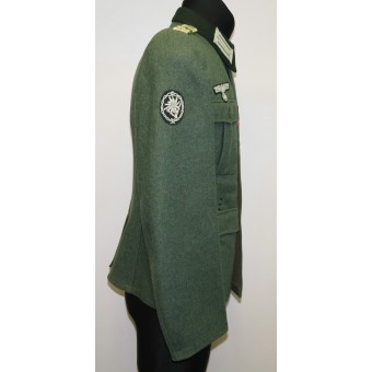 M36 Feldbluse tunic converted/re-tailored for combat officer Gebirgsjager Regiment 138. Espenlaub militaria
