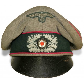 Wehrmacht Heer Veterinary or Headquarter “Alter-Art” crusher hat.. Espenlaub militaria