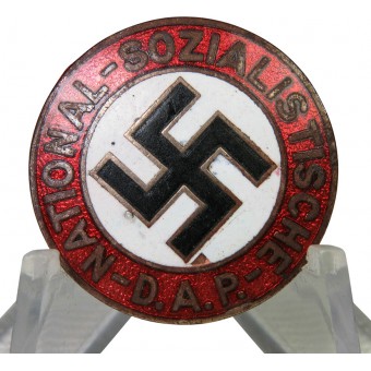 Early NSDAP badge, nicely marked: Paulmann u Crone Lüdenscheid.. Espenlaub militaria