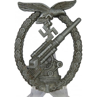GB-Gustav Brehmer Luftwaffe FLAK badge, zinc. Espenlaub militaria