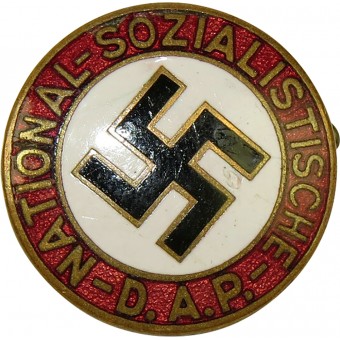 German National Socialist Labor Party member badge, NSDAP, early type. Espenlaub militaria