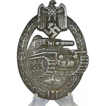 Panzerkampfabzeichen in Silber, hollow