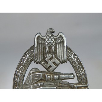 Panzerkampfabzeichen in Silber, hollow