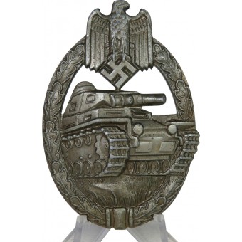 Tank Assault Badge in bronze, solid, Karl Wurster.. Espenlaub militaria