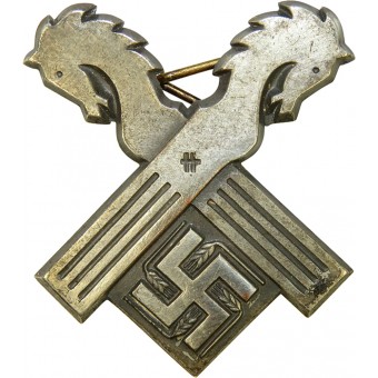 Traditional caps badge for 18th RAD regiment.. Espenlaub militaria