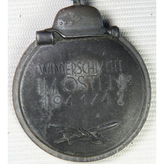 Winterschlacht im Osten Medaille. Ostfron medal, 1941/42, marked 4. Espenlaub militaria