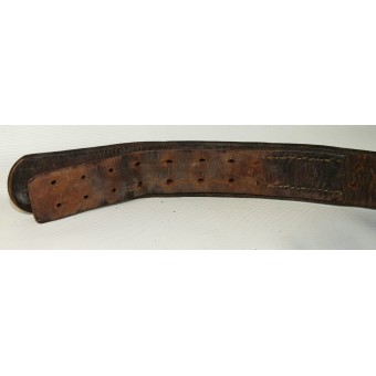 German WW1 leather combat belt. Espenlaub militaria