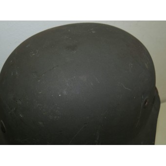 M42 Wehrmacht single decal helmet, NS64. Espenlaub militaria