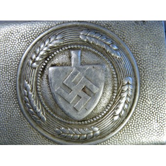 RAD aluminum buckle, Reichsarbeitsdienst, Assmann & sons, 1936,. Espenlaub militaria