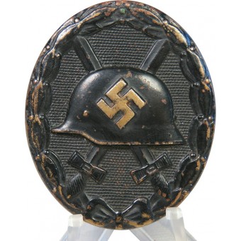 1939 German black wound badge. Brass. Espenlaub militaria