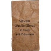 1939 War Merit Cross Packet, Moritz Hausch
