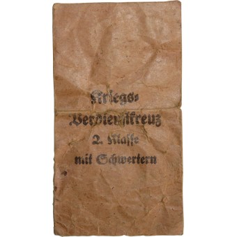1939 War Merit Cross Packet, Moritz Hausch. Espenlaub militaria