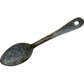Russian, steel, enameled, soldier’s spoon, from the period of the First World War