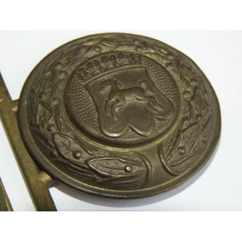 3rd Reich State Forestry officers buckle Lower Saxony. Espenlaub militaria