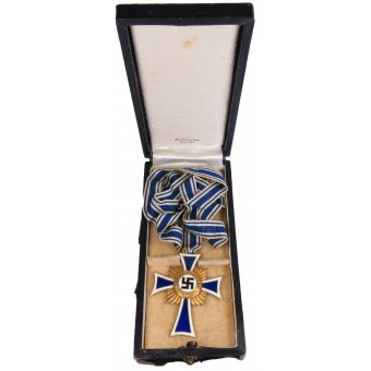 Kreuz der deutschen Mutter in Gold. 16. Dezember 1938 Adolf Hitler. Ph Türks WWe. Espenlaub militaria