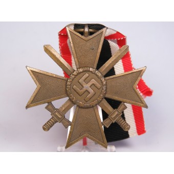 Kriegsverdienstkreuz 1939 2. Klasse mit Schwertern. Bronzed zinc. Espenlaub militaria