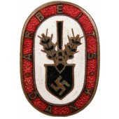 The Arbeits Dank - "Labour Appreciation" badge. Hot enameled Ges. Gesch marked