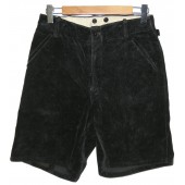 Black corduroy shorts for the Hitler Youth
