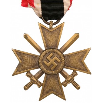 Cross KVK II 1939, with swords. Bronze. Espenlaub militaria