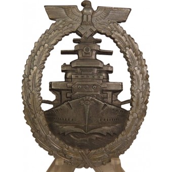 Flottenkriegsabzeichen der Kriegsmarine - High Seas Fleet Badge, RS & S. Espenlaub militaria