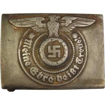 Waffen SS steel buckle, marked 155/40 SS RZM - Assmann. Espenlaub militaria
