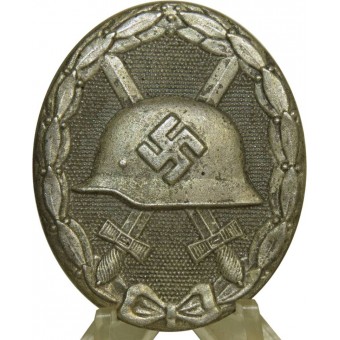 WW2 German Wound badge in silver. Espenlaub militaria