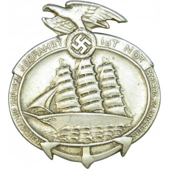 3rd Reich 1935 Day Of The German Seaman badge. Espenlaub militaria