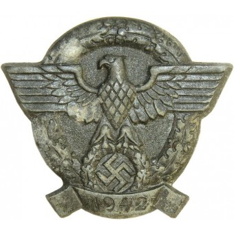 3rd Reich, badge devoted to the Police Day, 1942. Espenlaub militaria