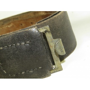 3rd Reich Germans soldier field leather belt. Espenlaub militaria