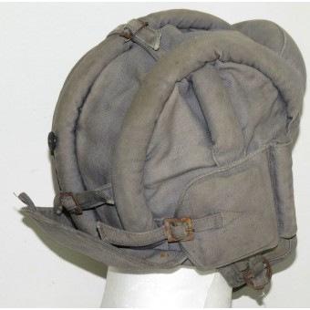 RKKA kirza tank helmet stamped 1943. Espenlaub militaria