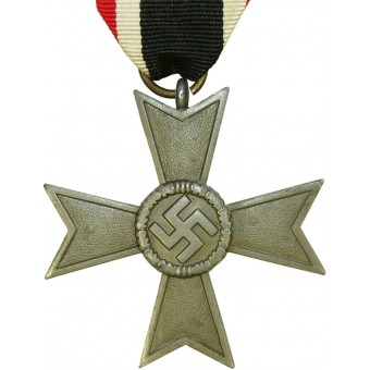 KVK2 cross without swords for noncombatants. Kriegsverdienstkreuz, zinc. Espenlaub militaria