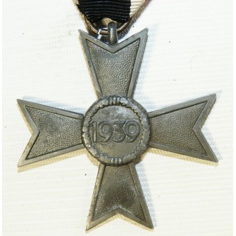 KVK2 cross without swords for noncombatants. Kriegsverdienstkreuz, zinc. Espenlaub militaria