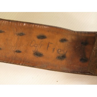 Wehrmacht, Luftwaffe or SS leather belt, 1942.. Espenlaub militaria