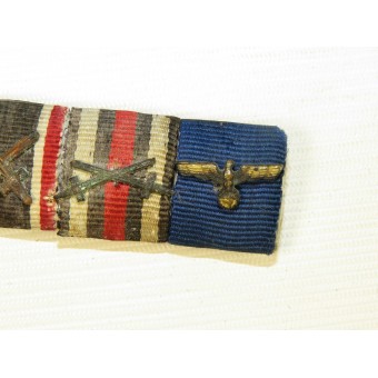 Wehrmacht ribbon bar for 4 awards.. Espenlaub militaria