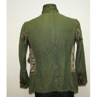 Combat M 43 Drillich Wehrmacht tunic without any insignia. Espenlaub militaria