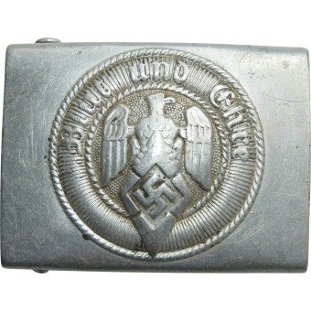 HJ aluminum belt buckle with motto Blut und Ehre. M4/44 RZM. Espenlaub militaria