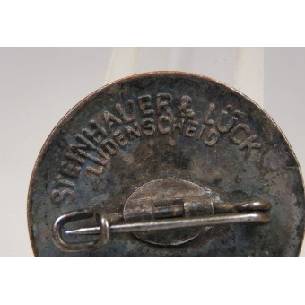 3rd Reich DJV badge, early Steinhauer & Luck. Espenlaub militaria