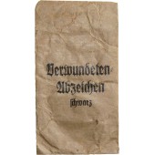 Bag of issue for black wound badge,  Heinrich Wander