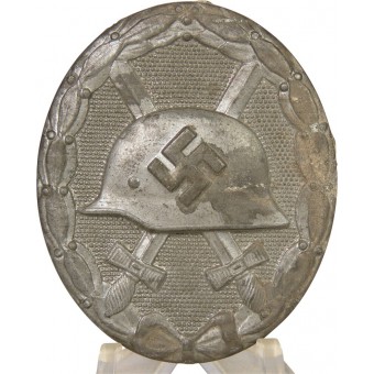 Wound badge in silver 1939,  30 - Hauptmünzamt. Zinc.. Espenlaub militaria
